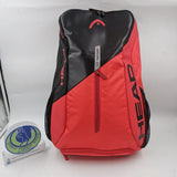 HEAD Tour Team Backpack Red Black #283512-BKRD