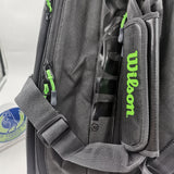 Wilson Super Tour 3 Compartment Tennis Bag RH x 15 Pack Black/Green WR8004101001