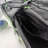 Wilson Super Tour 3 Compartment Tennis Bag RH x 15 Pack Black/Green WR8004101001