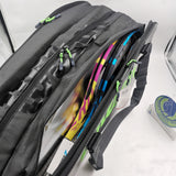 Wilson Super Tour 3 Compartment Tennis Bag RH x 15 Pack Black/Green WR8004101001