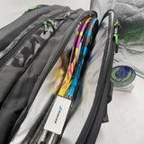 Wilson Super Tour 3 Compartment Tennis Bag RH x 15 Pack Black/Green WR8004101001