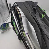 Wilson Super Tour 3 Compartment Tennis Bag RH x 15 Pack Black/Green WR8004101001
