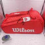 Wilson Super Tour 15 pack Tennis Bag 2021 Red (WR8010301001)