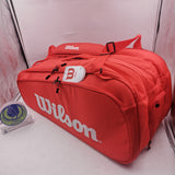 Wilson Super Tour 15 pack Tennis Bag 2021 Red (WR8010301001)