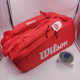 Wilson Super Tour 15 pack Tennis Bag 2021 Red (WR8010301001)