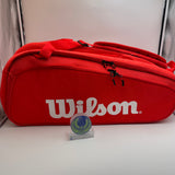 Wilson Super Tour 15 pack Tennis Bag 2021 Red (WR8010301001)