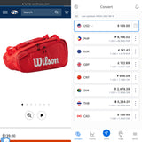 Wilson Super Tour 15 pack Tennis Bag 2021 Red (WR8010301001)