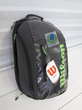 Wilson Super Tour Tennis Backpack Large Black/Green WR8004301001