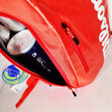 Wilson Super Tour Tennis Backpack Large Red/White WRZ840896