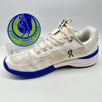 ON ROGER Tennis Shoes White Blue Used US9.5/EUR43/UK9/JP27.5