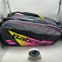 Babolat RH12 Tennis Bag Pure Aero Rafa Blue/ Yellow/ Pink MYS 373MY SKU200730