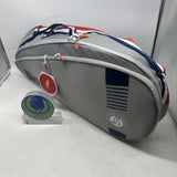 Roland Garros 3pck Grey navy Tennis Bag