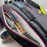 Babolat RH12 Tennis Bag Pure Aero Rafa Blue/ Yellow/ Pink MYS 373MY SKU200730