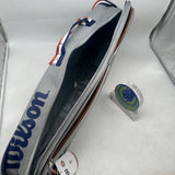 Roland Garros 3pck Grey navy Tennis Bag