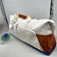 Wilson Roland Garros Super Tour Large Duffel 2024 White/ Clay/ Navy Tennis Bag WR8031001001