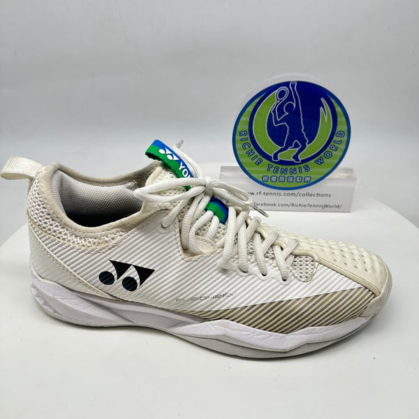 YONEX Tennis shoes Slight Used Resolution 75 anniversary White black US9