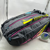 Babolat RH12 Tennis Bag Pure Aero Rafa Blue/ Yellow/ Pink MYS 373MY SKU200730