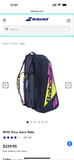 Babolat RH12 Tennis Bag Pure Aero Rafa Blue/ Yellow/ Pink MYS 373MY SKU200730