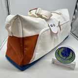 Wilson Roland Garros Super Tour Large Duffel 2024 White/ Clay/ Navy Tennis Bag WR8031001001