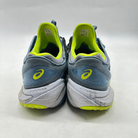 USED US9 asics Court FF 3 Clay Steel blue White 1041A370-400 Tennis Shoes