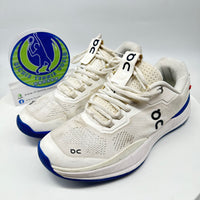 ON ROGER Tennis Shoes White Blue Used US9.5/EUR43/UK9/JP27.5