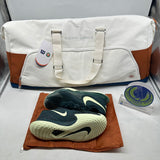 Wilson Roland Garros Super Tour Large Duffel 2024 White/ Clay/ Navy Tennis Bag WR8031001001