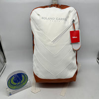 Wilson Roland Garros Super Tour Backpack2024 White/ Clay/ Navy Tennis Bag WR8030901001