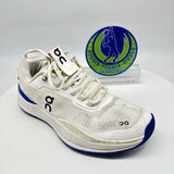 ON ROGER Tennis Shoes White Blue Used US9.5/EUR43/UK9/JP27.5