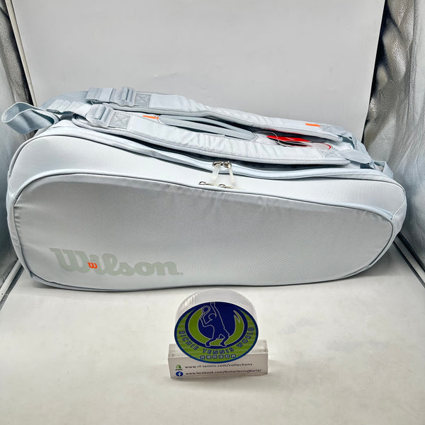 Borsone Da Tennis Wilson Shift - Colore Artic Ice, Dimensioni 51x25.5x28 Cm, Poliestere, Con Tasca Per Scarpe