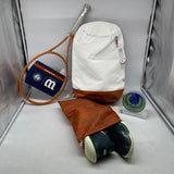 Wilson Roland Garros Super Tour Backpack2024 White/ Clay/ Navy Tennis Bag WR8030901001