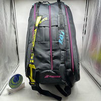 Babolat RH12 Tennis Bag Pure Aero Rafa Blue/ Yellow/ Pink MYS 373MY SKU200730