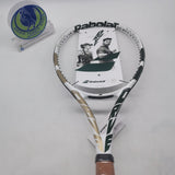 Babolat Pure Drive Wimbledon SKU#191588 White/ Green/ Gold  285g/ 10.01 oz Grip size #2 Tennis Racket