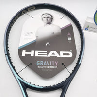 HEAD GRAVITY TOUR 2023 Grey Black Art#235313 305g/ 10.8 oz Grip#2 645/ 100sq. in 18X20 Tennis Racket