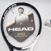 HEAD SPEED TEAM Black White Art#233632 285g/ 10.1 oz Grip#2 645/100sq. in 16X19 Tennis Racket