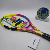 Babolat PA RAFA U Cover Jaune Rose Bleu SKU#200540 290g/ 10.2 oz Grip#1 4 1/8 645/100sq. in 16X19 Tennis Racket