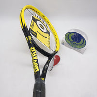 Wilson Minions Clash 100L V2.0 Yellow Black WR130111U2 280g/ 9.9 oz Grip#2 Tennis Racket