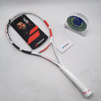 Babolat Pure Strike Team U C White Red Black SKU#175206 285g/ 10.1 oz Grip#2 645/ 100sq. in 16X19 Tennis Racket