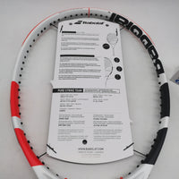 Babolat Pure Strike Team U C White Red Black SKU#175206 285g/ 10.1 oz Grip#2 645/ 100sq. in 16X19 Tennis Racket