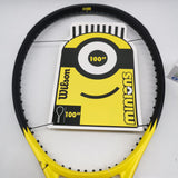 Wilson Minions Clash 100 V2.0 Black/ Yellow WR1247711U2 295g/ 10.4 oz Grip#2 645cm/100sq. in 16X19 Tennis Racket