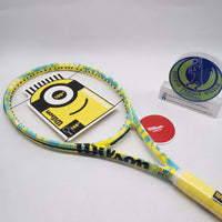 Wilson Minions Clash 100 V3.0 Skyblue/ Yellow WR098811U2 295g/ 10.4 oz Grip#2 645cm/100sq. in 16X19 Tennis Racket