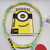 Wilson Minions Clash 100 V3.0 Skyblue/ Yellow WR098811U2 295g/ 10.4 oz Grip#2 645cm/100sq. in 16X19 Tennis Racket