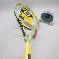 Wilson Minions Clash 100 V3.0 Skyblue/ Yellow WR098811U2 295g/ 10.4 oz Grip#2 645cm/100sq. in 16X19 Tennis Racket