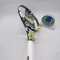 Babolat Pure aero Lite  U C Grey Yellow SKU#200184 270g/ 9.5 oz Grip#1 4 1/8 645/ 100sq. in 16X19 Tennis Racket
