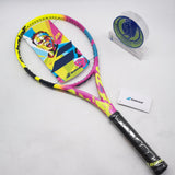 Babolat PA RAFA U COVER Yellow Pink Orange 2023 SKU#200541 290g / 10.2 oz Grip #2 Tennis Racket