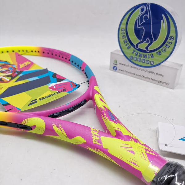 Pa Team Rafa Racket Babolat PA RAFA U COVER Yellow Pink Orange 2023 SKU#200541 290g / 10.2 ...