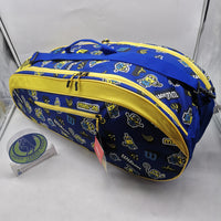 Wilson Minions  V3.0 Team 6pck Tennis Bag Blue/ Yellow WR8025401001