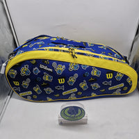 Wilson Minions  V3.0 Team 6pck Tennis Bag Blue/ Yellow WR8025401001