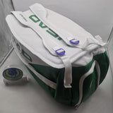 HEAD Pro Player Tennis Duffel Bag Wimbledon Limited edition Large White/ Green Art# 283440 - WHGE Tennis Racket Duffle Bag