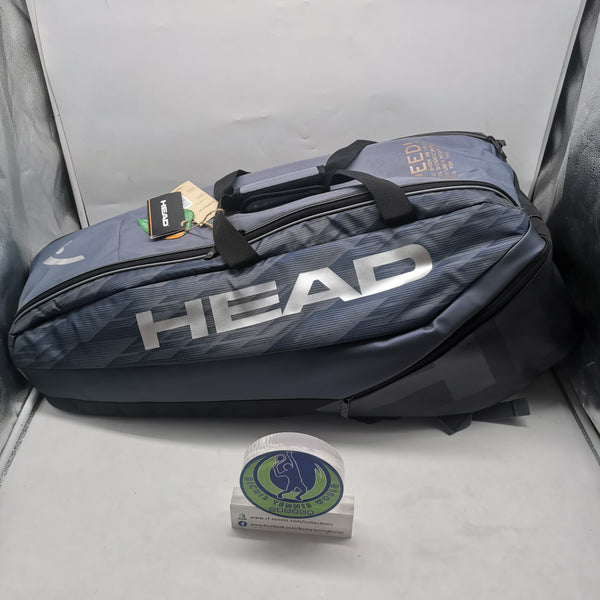HEAD Djokovic 9R Tennis Bag Purple Black Art#283252 - ANBK Tennis Bag