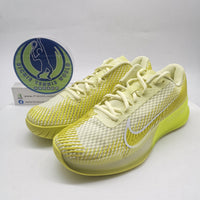 Nike Zoom Vapor 11 HC Women's Tennis Shoes DR6965 - 300 Luminous Green/White Vert Lumineux/ Blanc